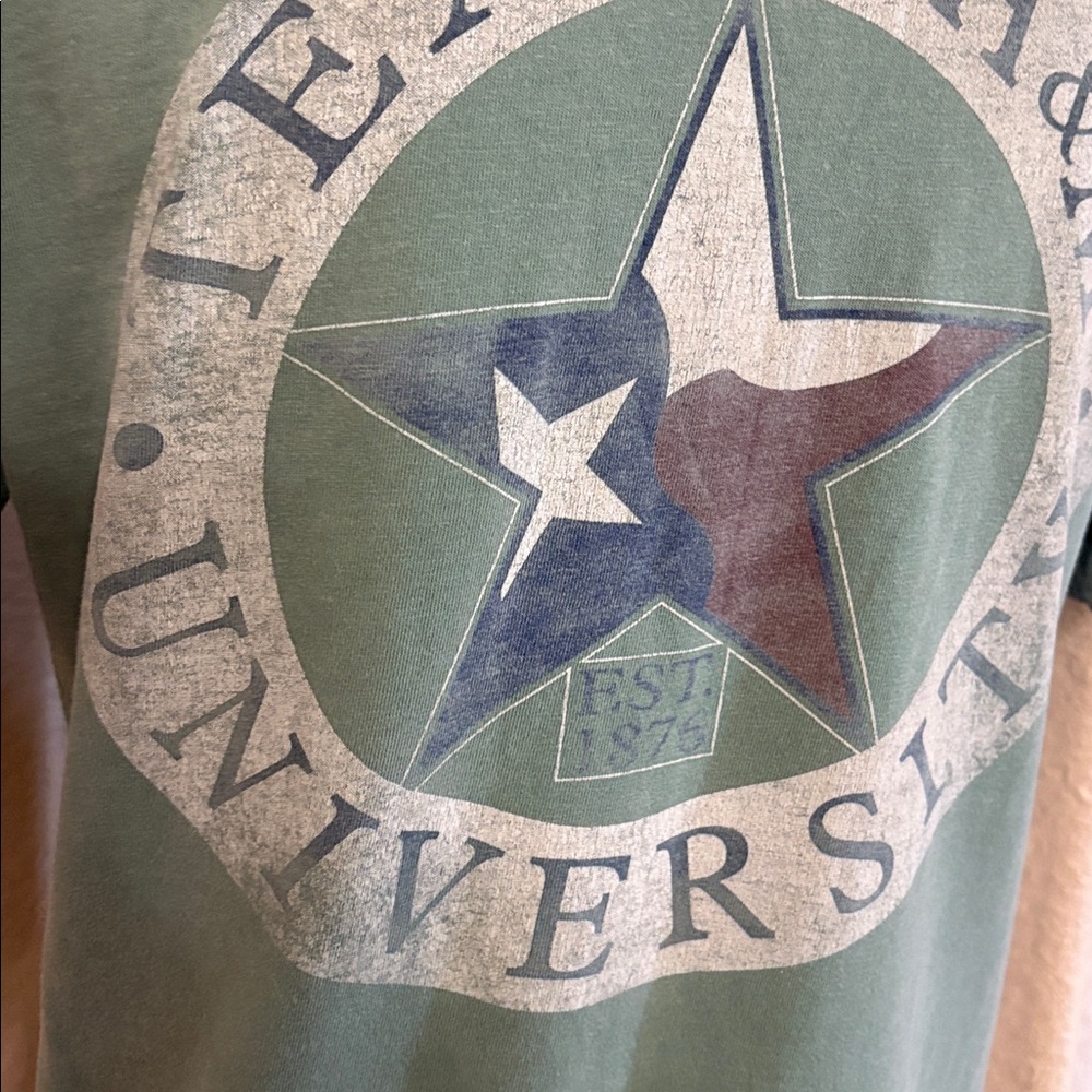 Comfort Color Texas A&M University green pocket tee Size S - Picture 14 of 17